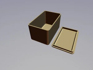 golden ratio box 3D Print Model