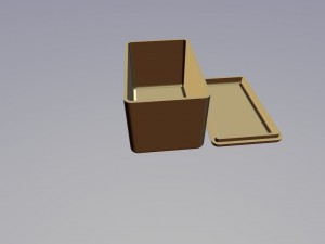 golden ratio box Model do druku 3D