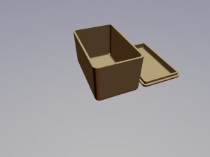golden ratio box Model do druku 3D