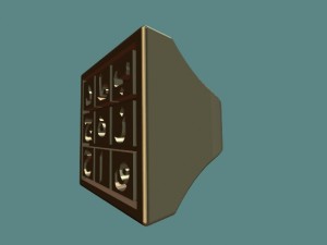 magic square ring Model Cetak 3D