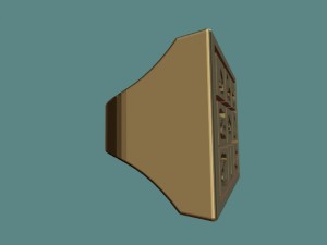magic square ring Model Cetak 3D