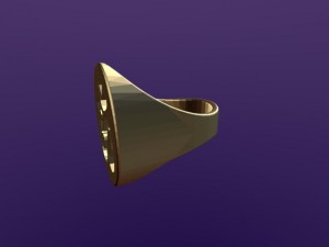 round aum ring 3D Model