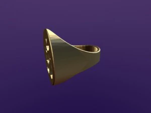 anello rotondo aum Modello 3D