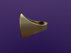 round aum ring 3D Model
