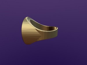 round aum ring 3D Model