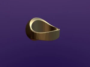 anello rotondo aum Modello 3D