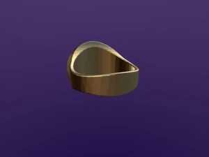 anello rotondo aum Modello 3D