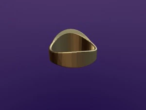 anello rotondo aum Modello 3D