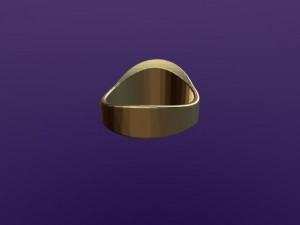 round aum ring 3D Model
