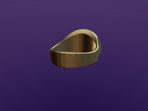 round aum ring 3D Model