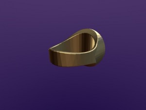 round aum ring 3D Model