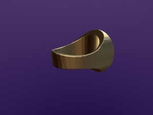 round aum ring 3D Model
