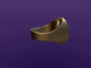 round aum ring 3D Model