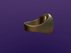 anello rotondo aum Modello 3D