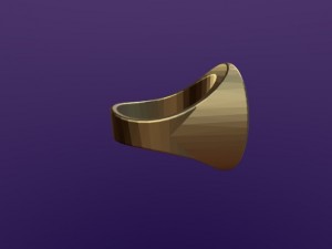round aum ring 3D Model