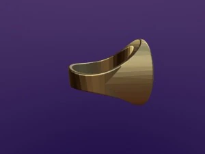 anello rotondo aum Modello 3D