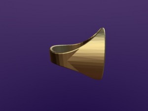 round aum ring 3D Model