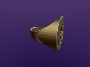 round aum ring 3D Model