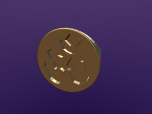 round aum ring 3D Model