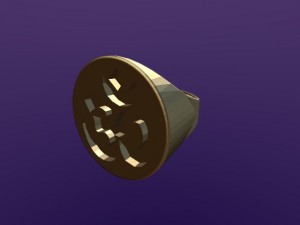 round aum ring 3D Model