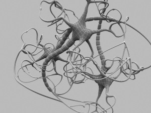 closed neural network 3d model 3D Model