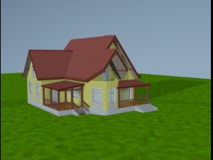 house 3D 模型