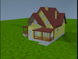 house 3D 模型