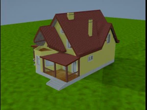 घर 3D मॉडल