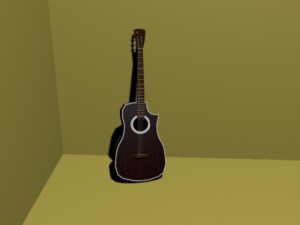 guitar 3D Model