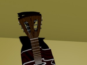 guitar Modèle 3D