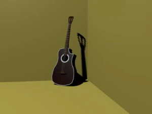guitar 3D Model