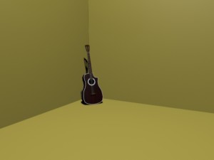 guitar Modèle 3D