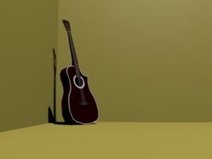 guitar Modèle 3D