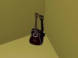 guitar Modèle 3D