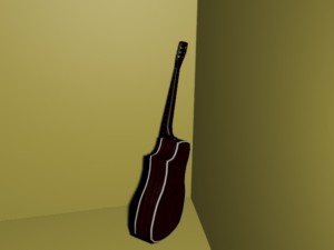 guitar Modèle 3D
