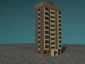 दस मंजिला घर 3D मॉडल