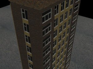 the ten-storied house 3D Model