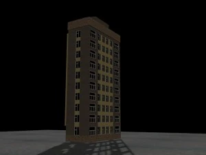 the ten-storied house 3D Model