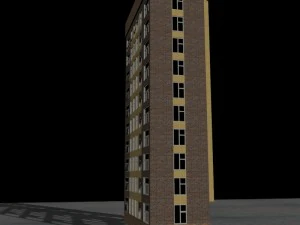 the ten-storied house 3D Model