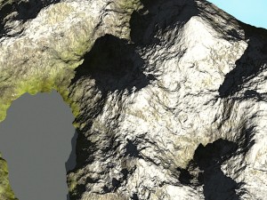 mountain lake 3D Model