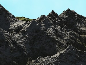 mountain lake 3D Model