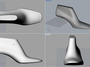 woman last shoe pack 01 3D 模型
