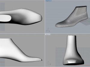woman last shoe pack 01 3D Model