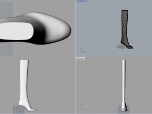 woman last shoe pack 01 3D 模型
