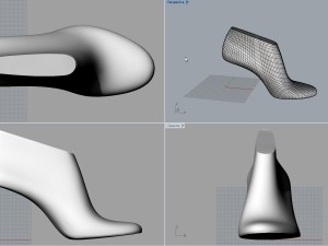 woman shoe last pack 02 3D Model