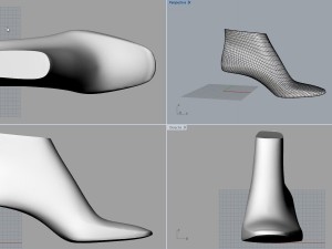 woman shoe last pack 03 3D Model