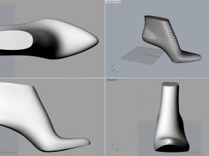woman shoe last pack 03 3D Model