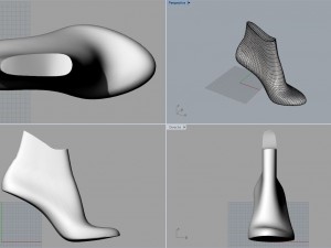 woman shoe last pack 03 3D Model