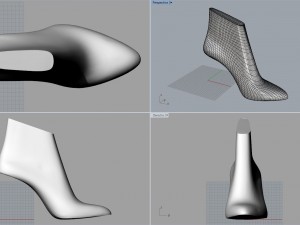 woman shoe last pack 05 Modelo 3D