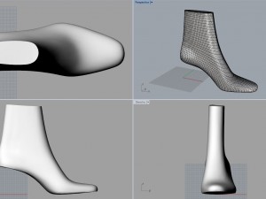 woman shoe last pack 05 Modelo 3D